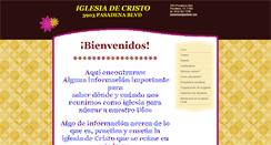 Desktop Screenshot of iglesiadecristopasadenatexas.com